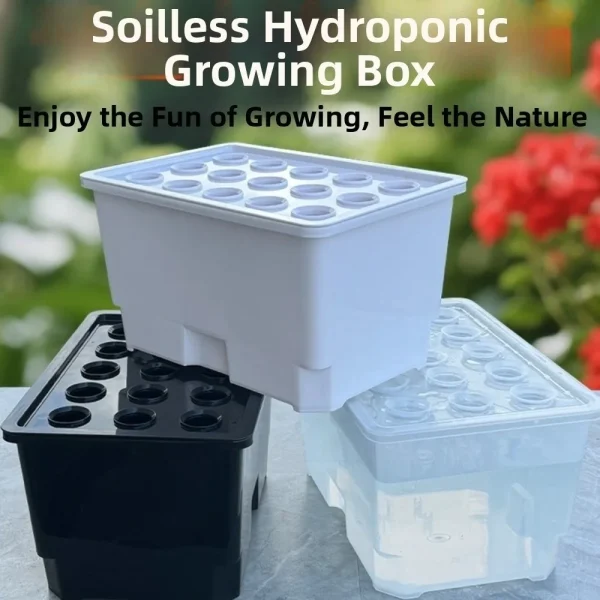 Hydroponic Box Plastic Cultivation Box Germination Tray Indoor Gardening