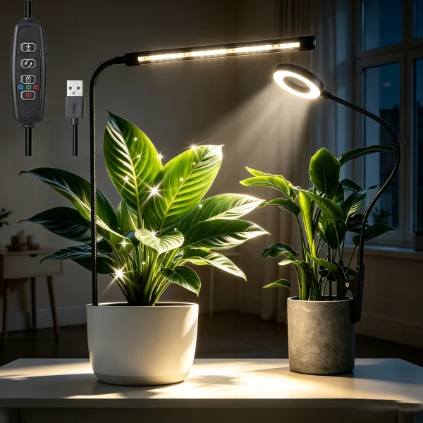LED Gooseneck Full Spectrum Dimmable Grow Light