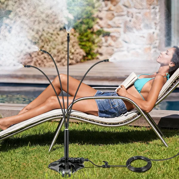 Durable ABS Misting Cooling System for Patio & Garden – 10M