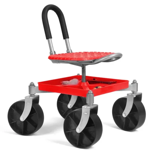 360 Degree Swivel Gardening Stool with Tool Tray